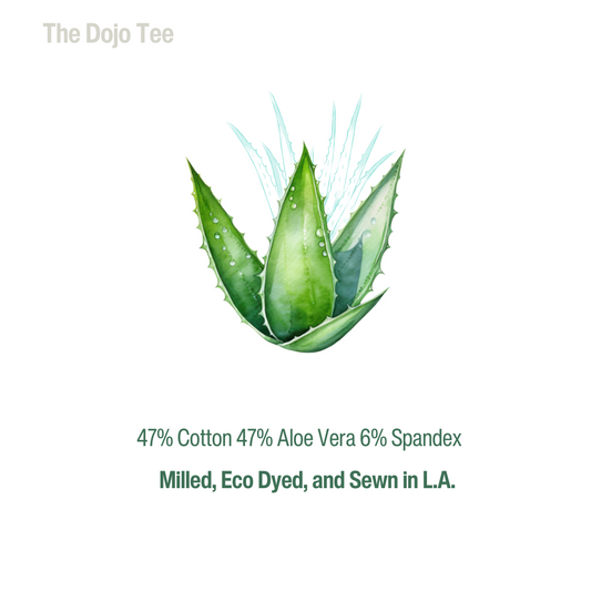 The New Dojo Tee is Here!! Discover Cotton X Aloe Vera..