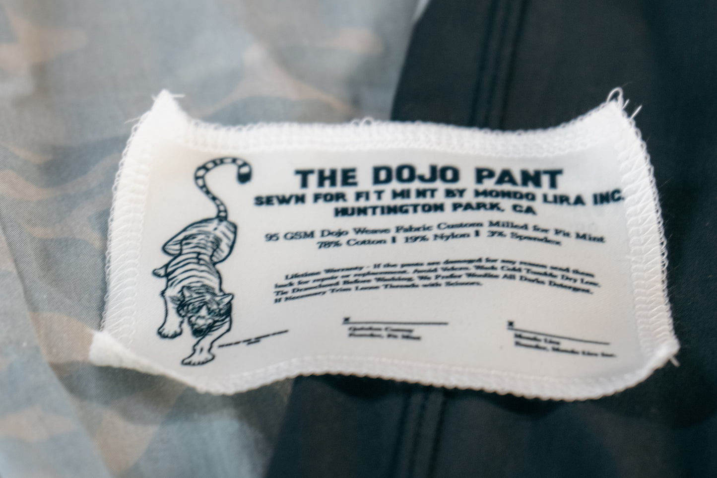 The Dojo Pant I Snow Tiger