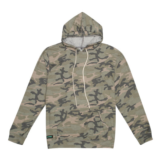 Long Sleeve Hoodie I Camo